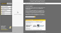 Desktop Screenshot of isolatiejaenen.be